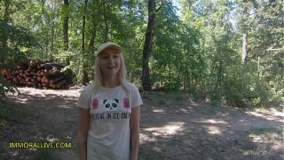 Dad & His Boy Tag Team Girl Lost in Woods! – Marilyn Sugar – Crazy Squirting, Rimming, Two Creampies – Part 1 of 2