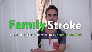 FamilyStroke.net: Mom Vanessa Cage Pussy Smash by Son